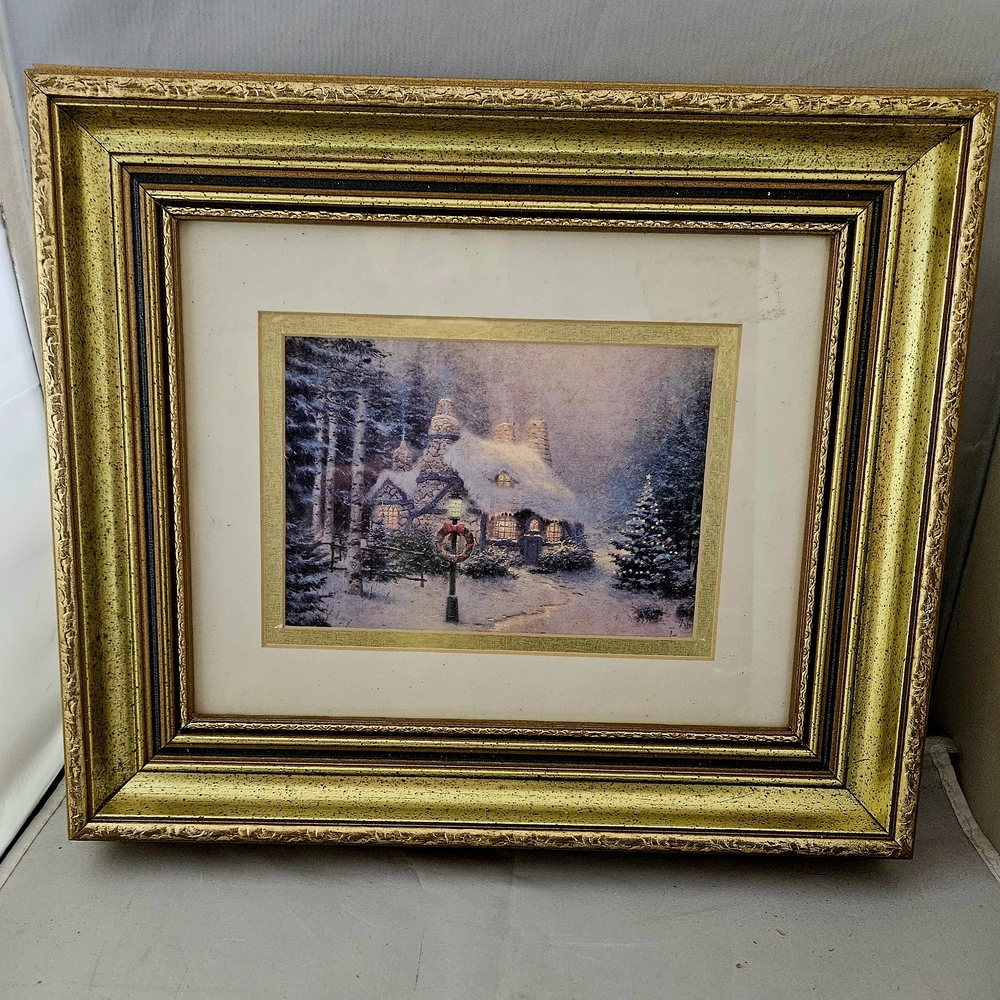 Thomas Kinkade "Stonehearth Hutch"